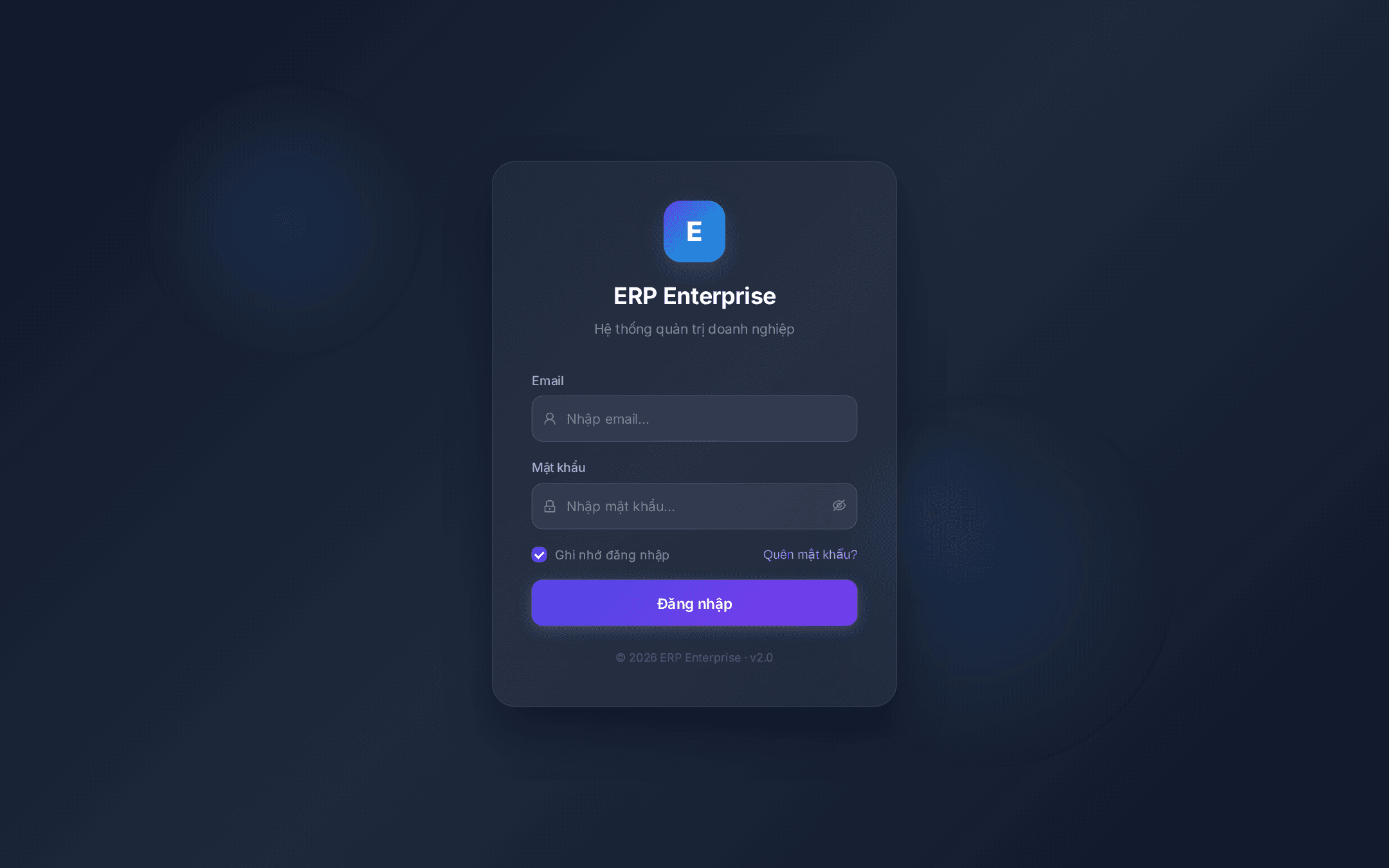 Dark Glassmorphism Login
