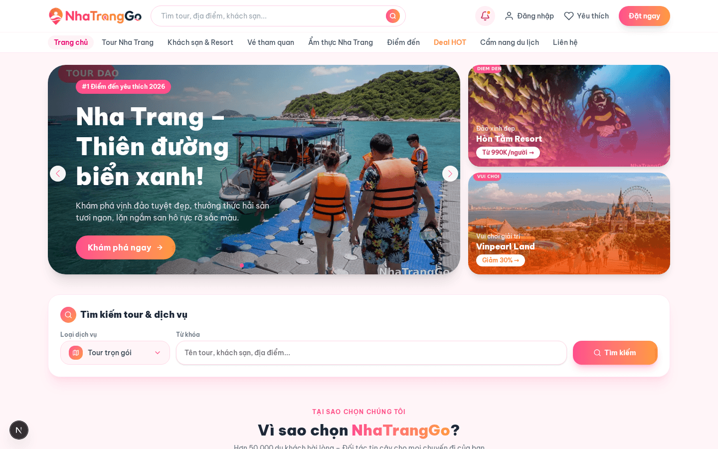 Cổng Du Lịch & Booking Tour